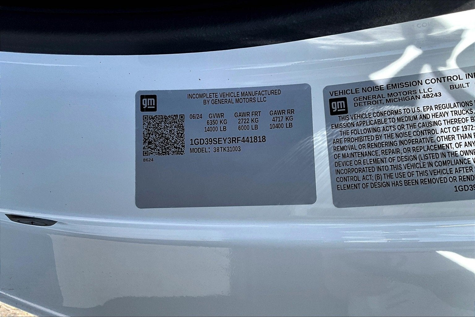 2024 GMC Sierra 3500 HD Chassis Cab Pro