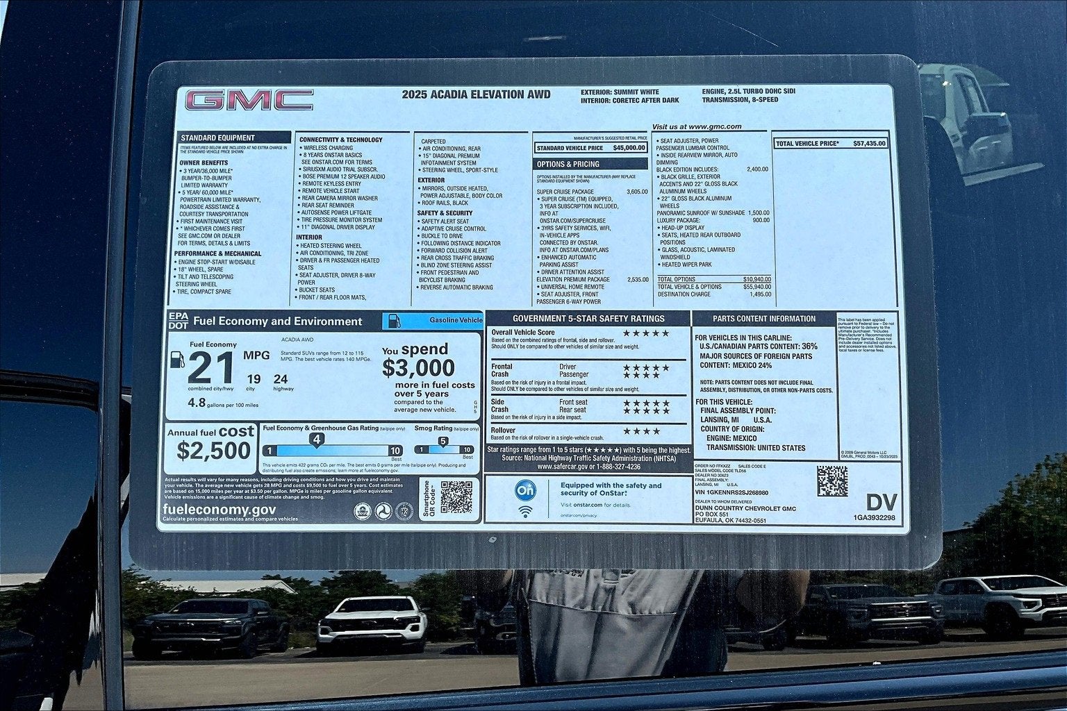 2025 GMC Acadia Elevation
