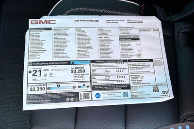 2026 GMC Acadia Denali