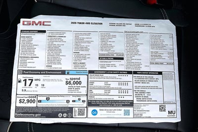 2026 GMC Yukon Elevation