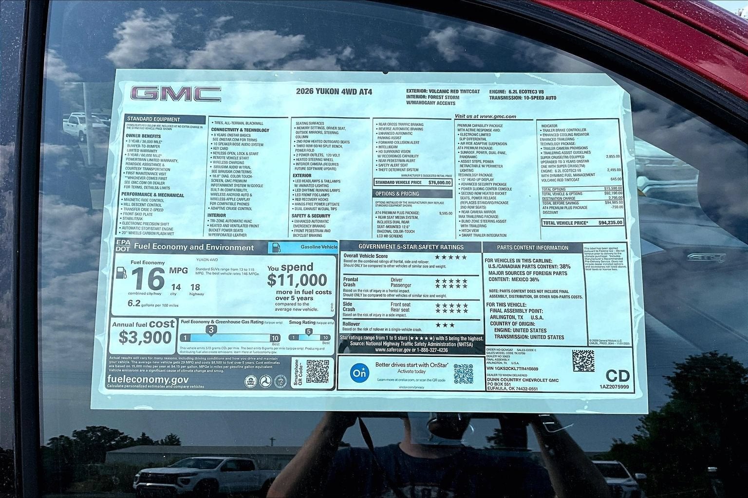 2026 GMC Yukon AT4