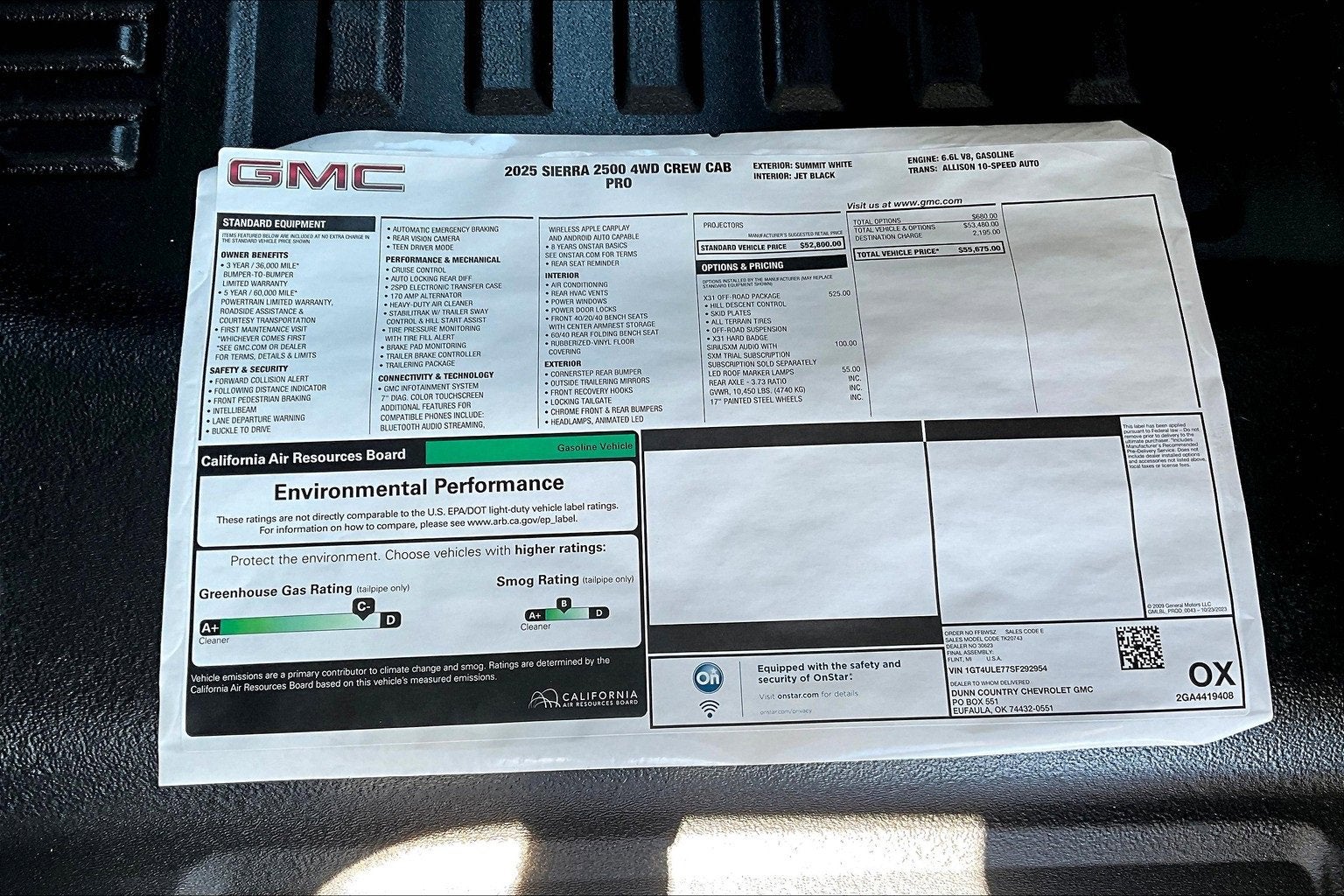 2025 GMC Sierra 2500 HD Pro
