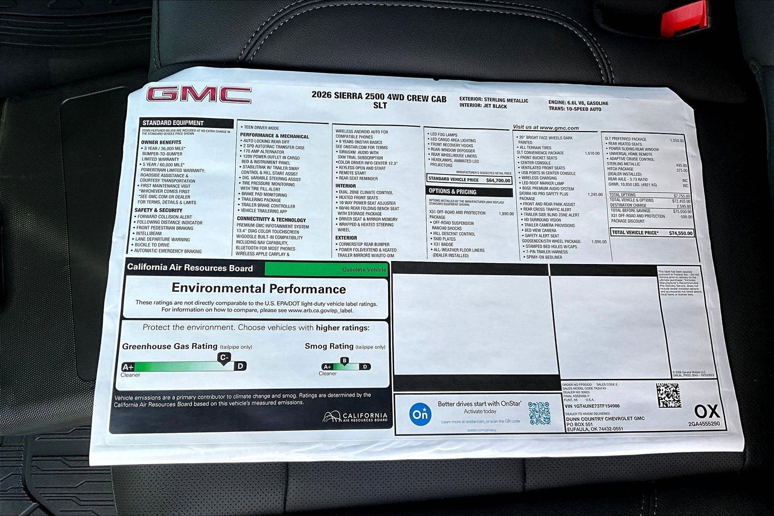 2026 GMC Sierra 2500 HD SLT