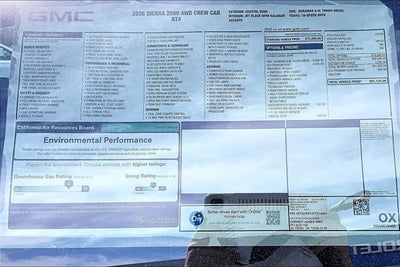 2026 GMC Sierra 2500 HD AT4