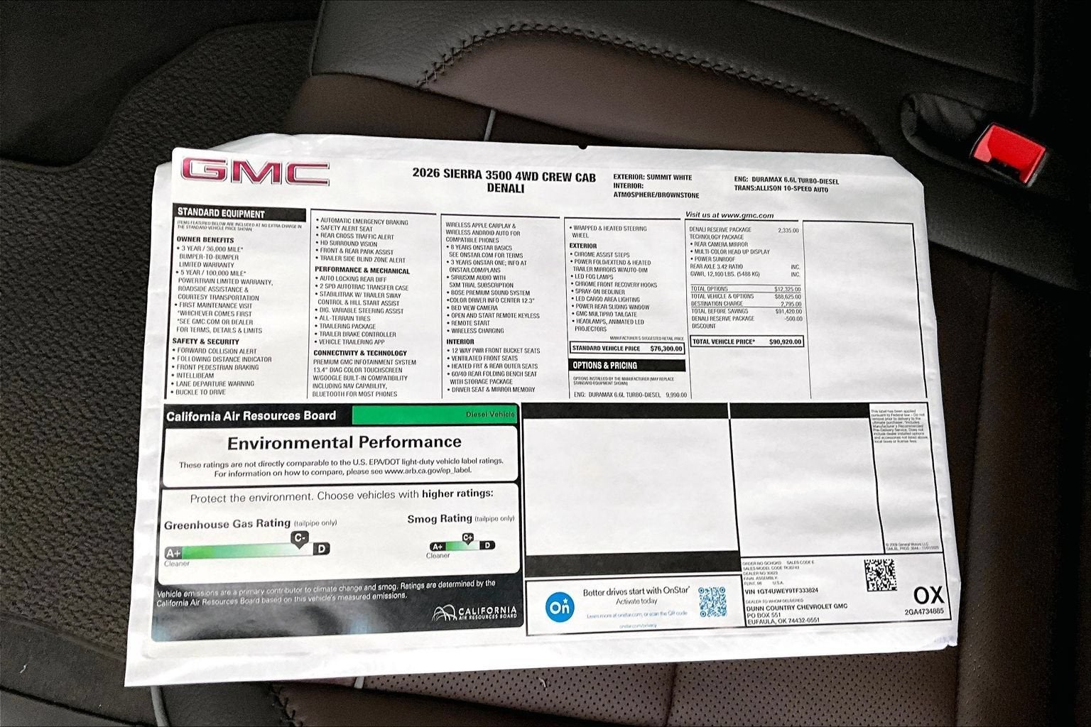 2026 GMC Sierra 3500 HD Denali