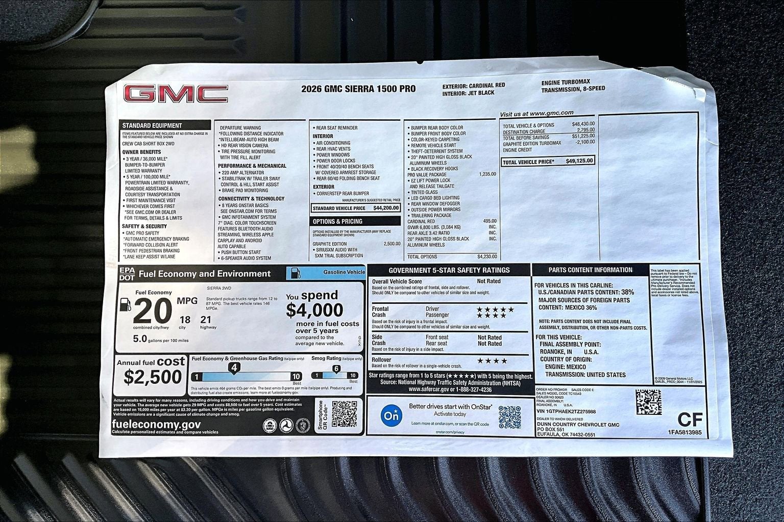 2026 GMC Sierra 1500 Pro
