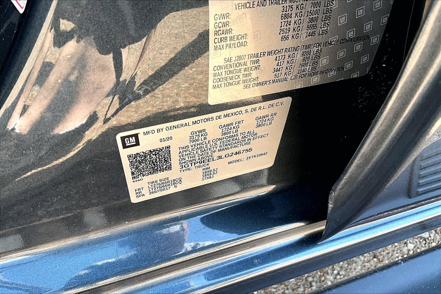 2020 GMC Sierra 1500 AT4