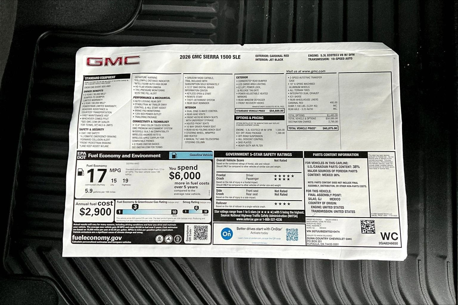 2026 GMC Sierra 1500 SLE