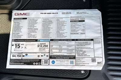 2026 GMC Sierra 1500 AT4X