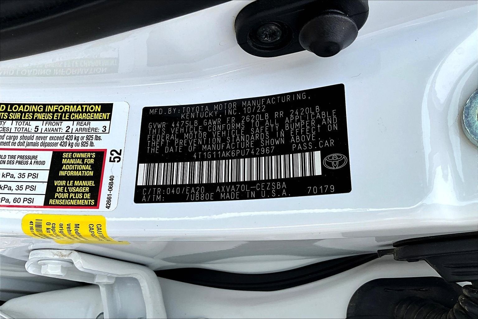 2023 Toyota Camry SE