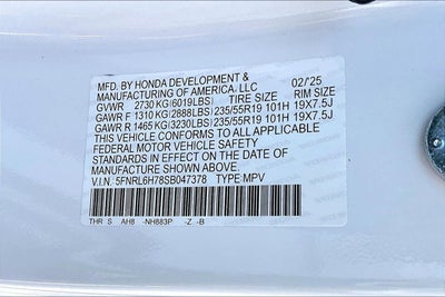 2025 Honda Odyssey Sport-L